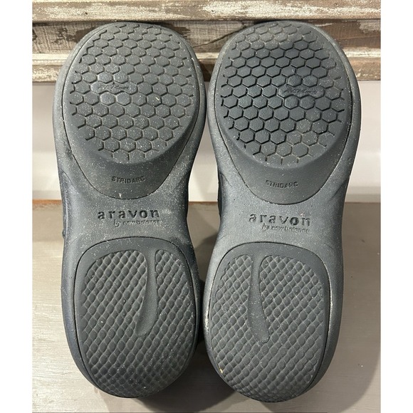 Aravon New Balance Shoes Womens Size 8B Black Waterproof Lace Up Walking EAU13BK - Picture 8 of 9